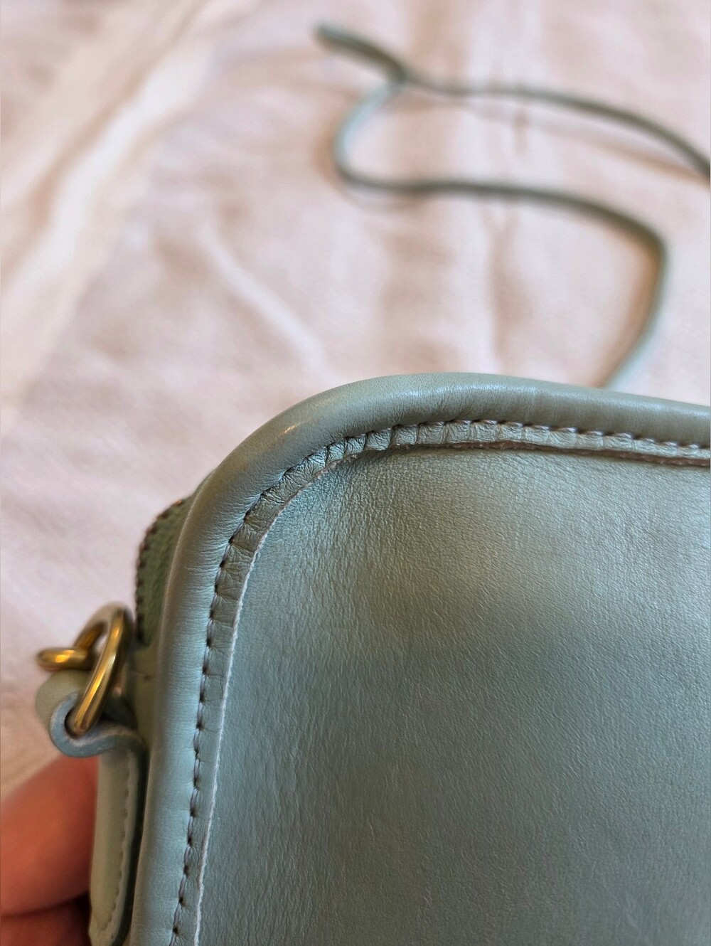 Vintage Coach Carnival Bag, Aqua - Picture 9 of 16